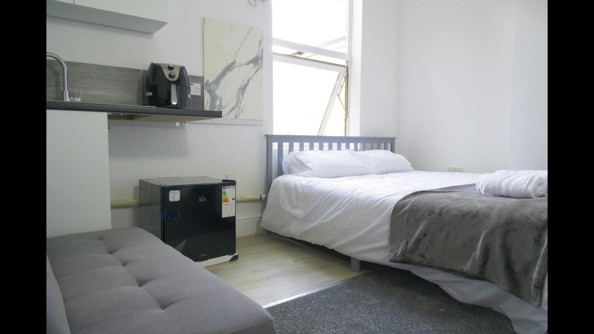 Cosy & Modern 1 Bed Studio Apart-Hotel Leamington Spa Bagian luar foto