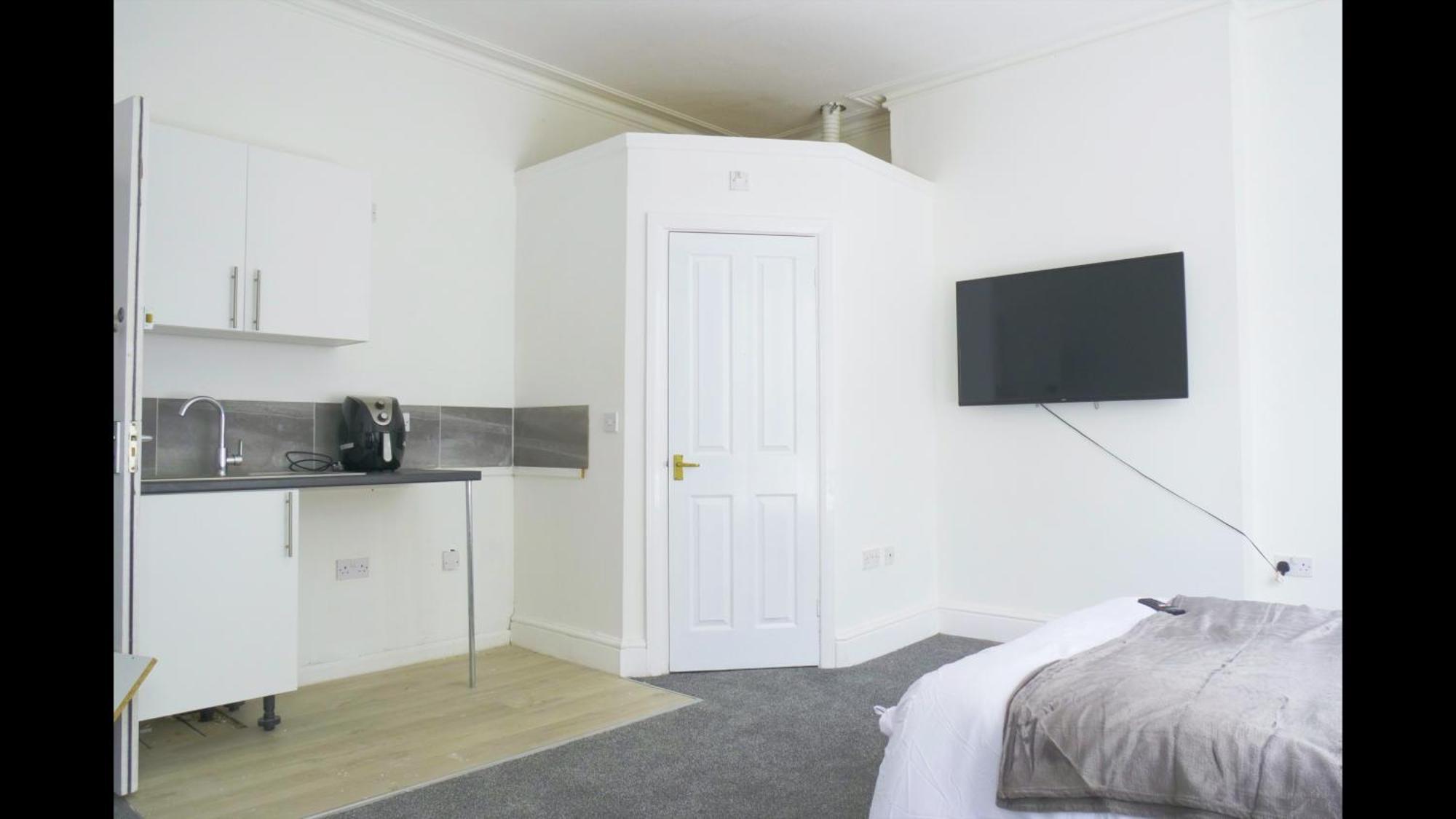 Cosy & Modern 1 Bed Studio Apart-Hotel Leamington Spa Bagian luar foto